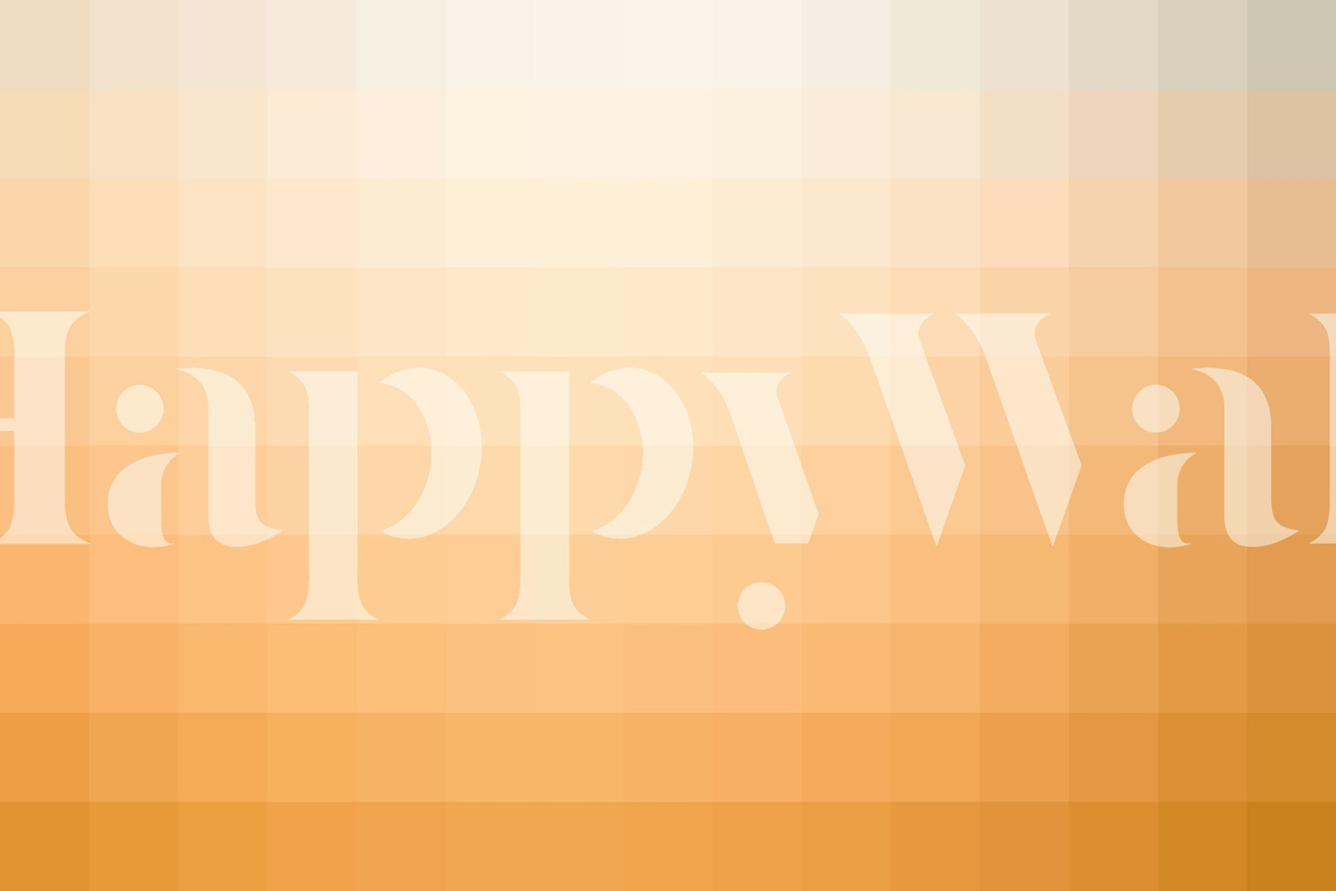 Yellow and white wallpaper design in a room