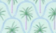 Preppy Coastal palm tree on mint green