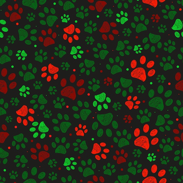 Red Green Paw Tracks