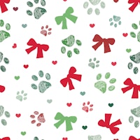 Red and Green Charm papiers peint