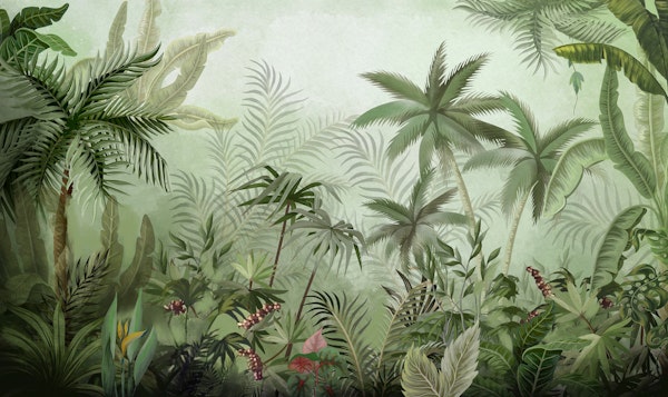 Exotic Palm Plant Design