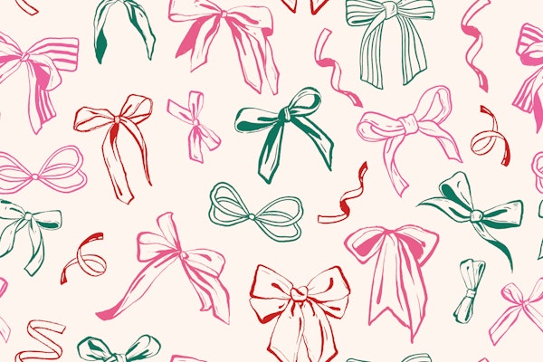 Playful Bow Pattern