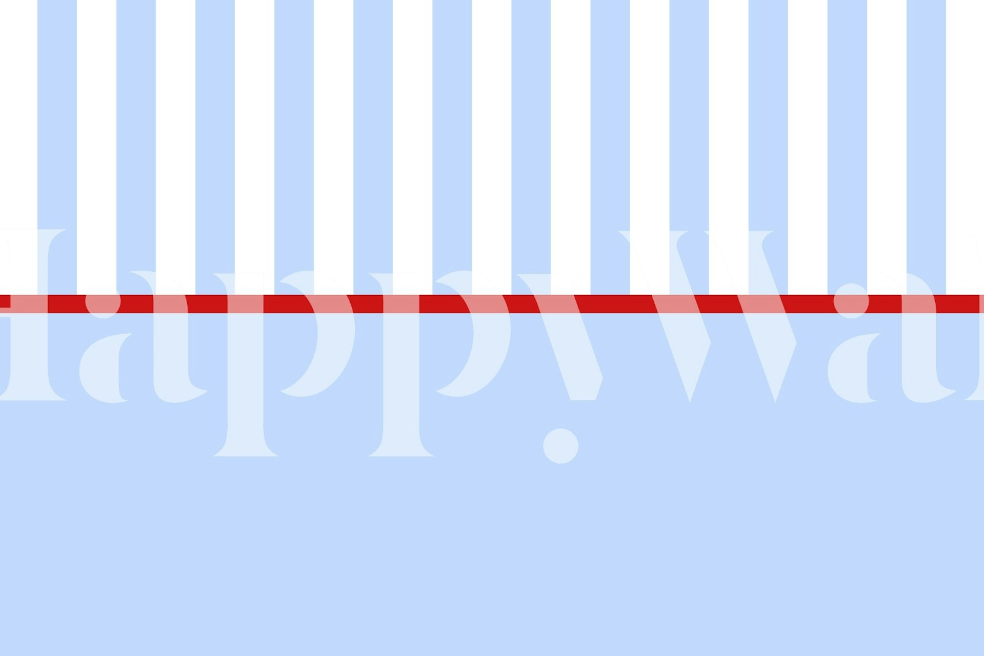 Manege Streifen Blau wallpaper in a room