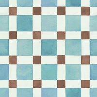 Patterns Checkerboard Mosaic Tiles Geo Blue ταπετσαρία