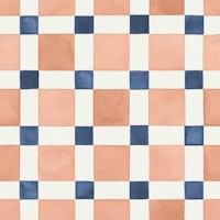 Patterns Checkerboard Mosaic Tiles Geo Peach ταπετσαρία