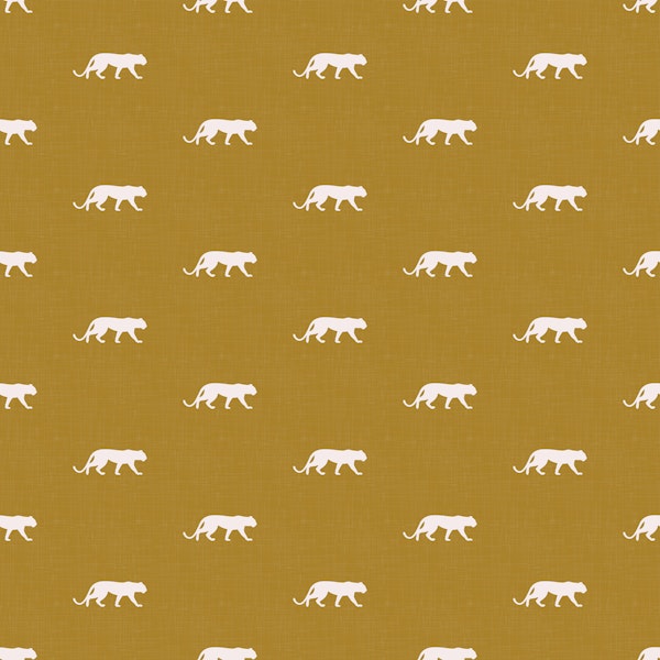 Walking Panthers on Gold WP