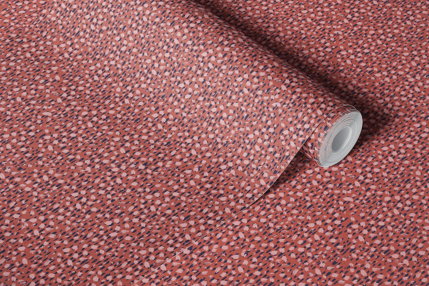 Berry Tinted Confetti wallpaper roll