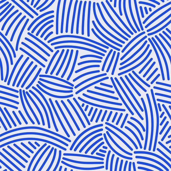 Dynamic Blue Strokes and Curves