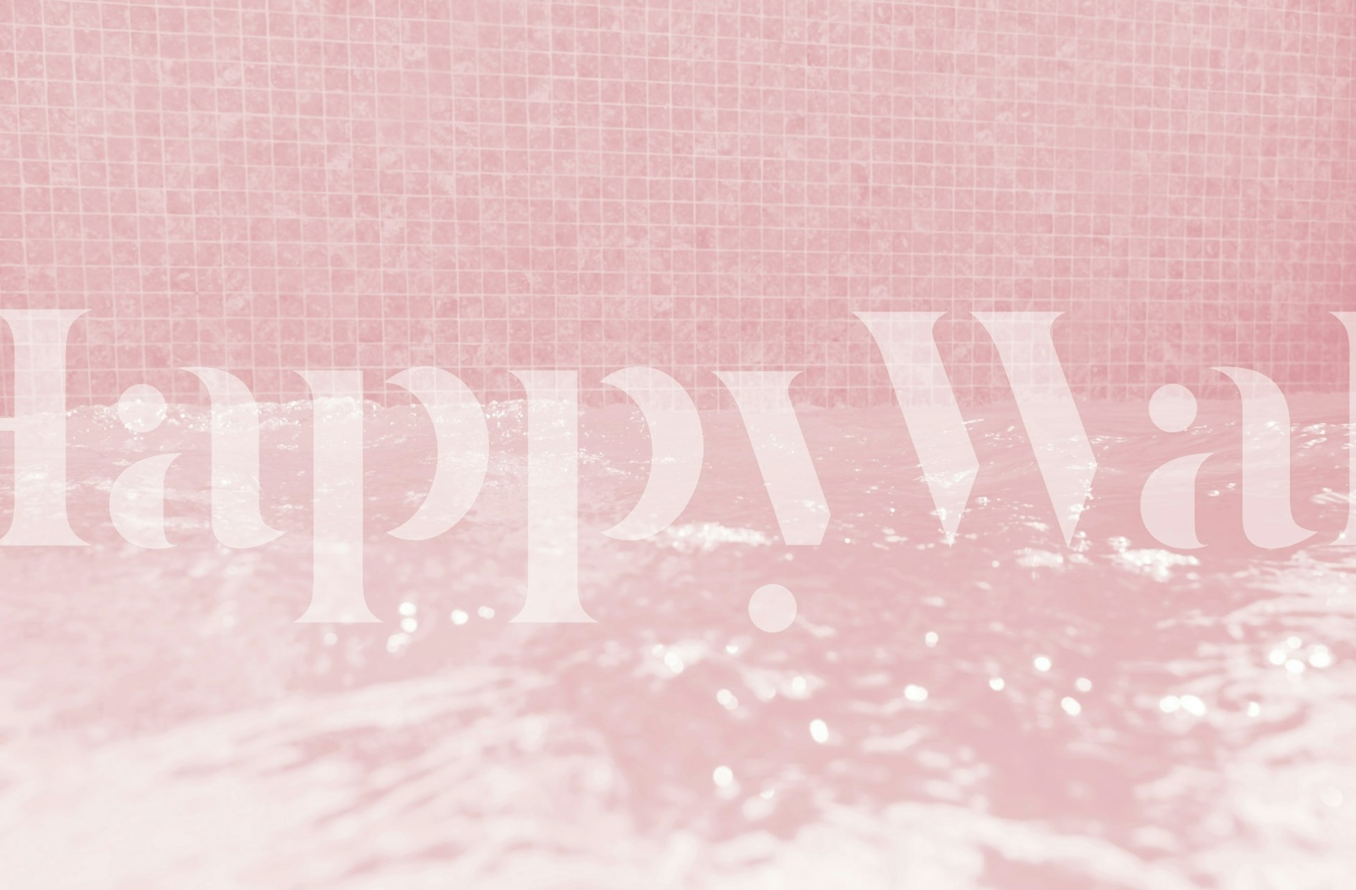 Blush Tranquility wallpaper σε ένα δωμάτιο