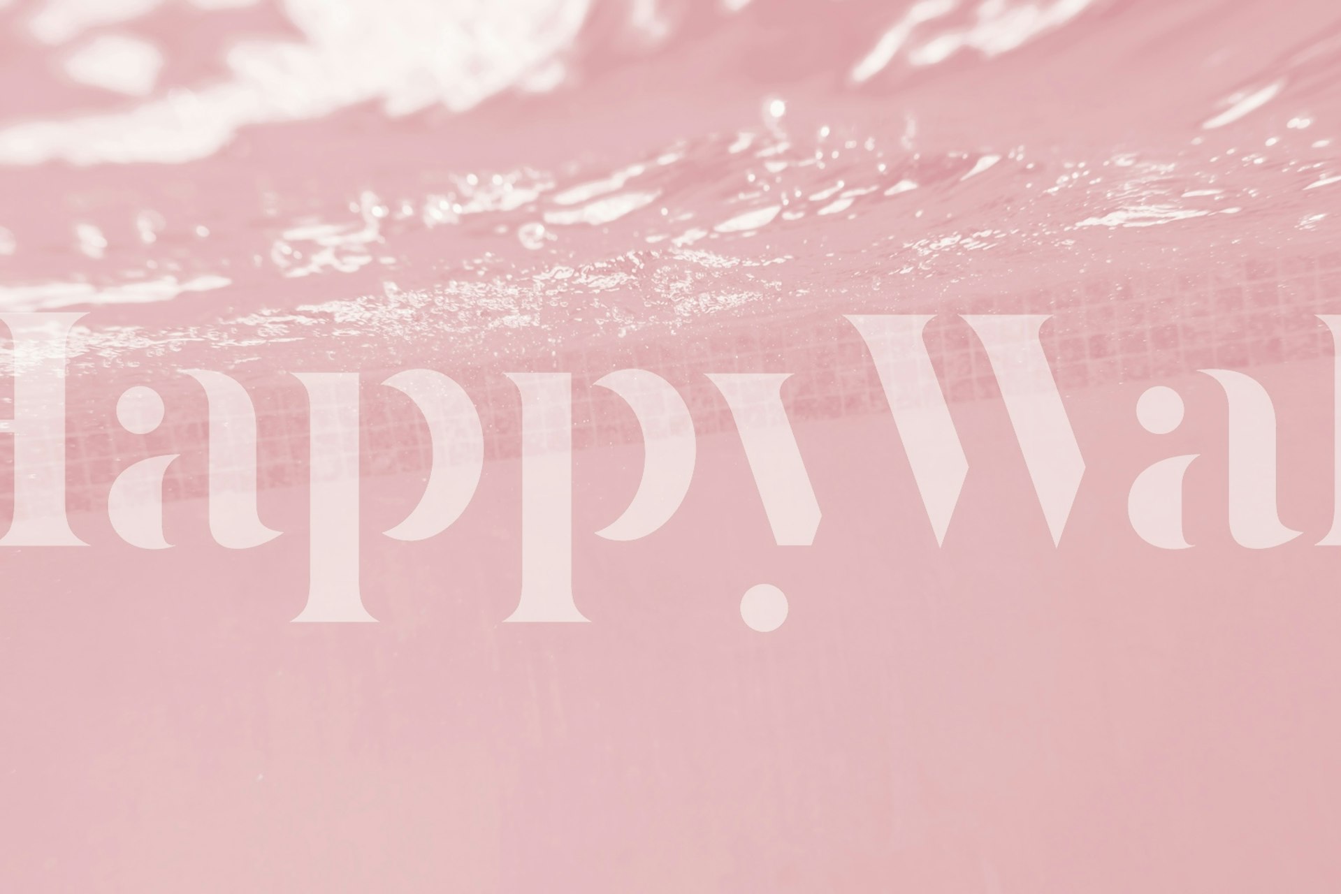 Underwater view of pink water with soft waves wallpaper
