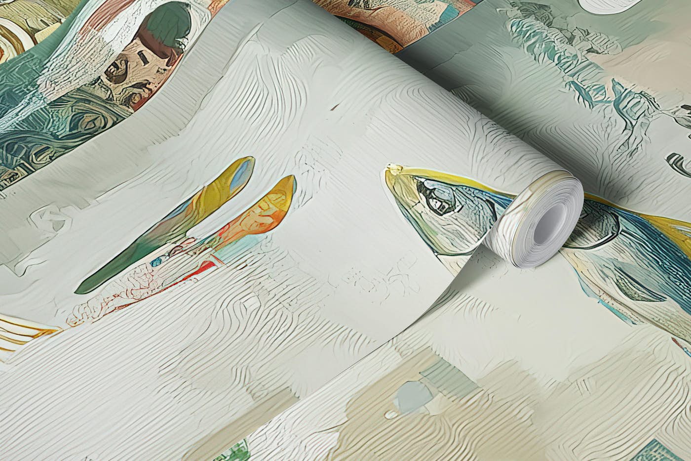 Underwater Urban Dreamscape wallpaper roll