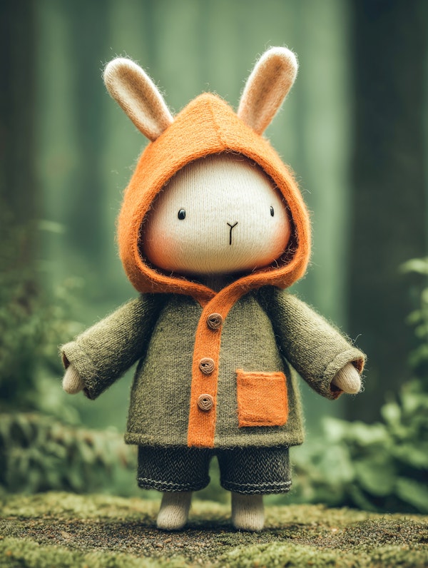 Adorable Knit Bunny