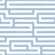 Bold Stripes Horizontal Light Blue
