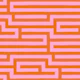 Bold Stripes Horizontal Pink Orange