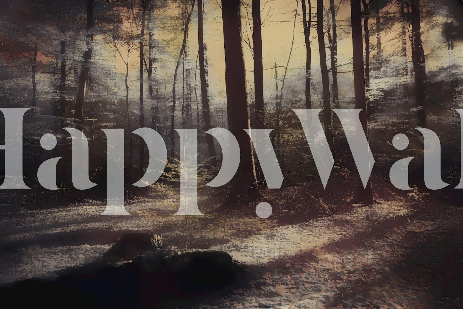 Tapeta Moody Forest Reflections v místnosti