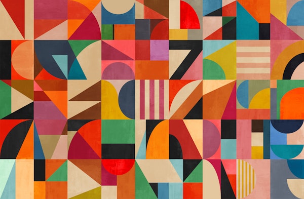 Vibrant Geometric Art