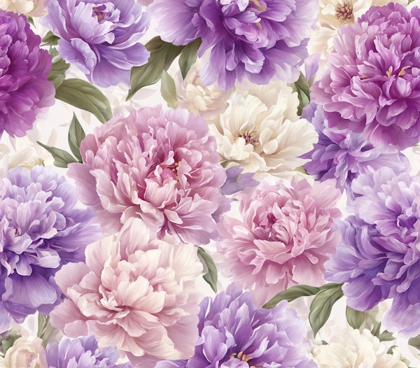 Peony Garden Serenity