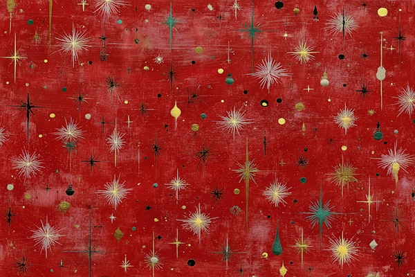 Retro Christmas Starburst