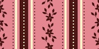Vintage pink and burgundy floral stripe tapete