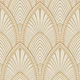 luxury art deco arches - golden - beige