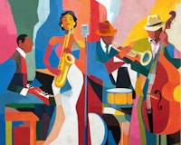 Jazz Fever - textured papel pintado