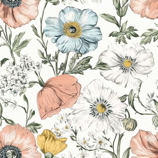 Rustic Garden Blooms