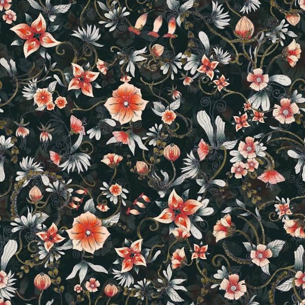 Midnight Velvet Garden Dream