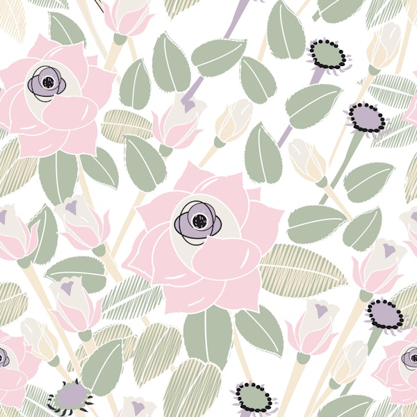 Delicate Rose Garden Bliss