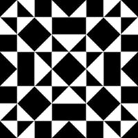 Black Diamond - Classic Geometric Blocks carta da parati