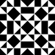 Art Deco Diamond - Black