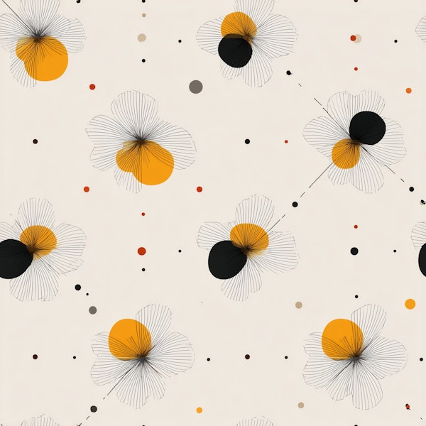 Abstract Floral Symphony