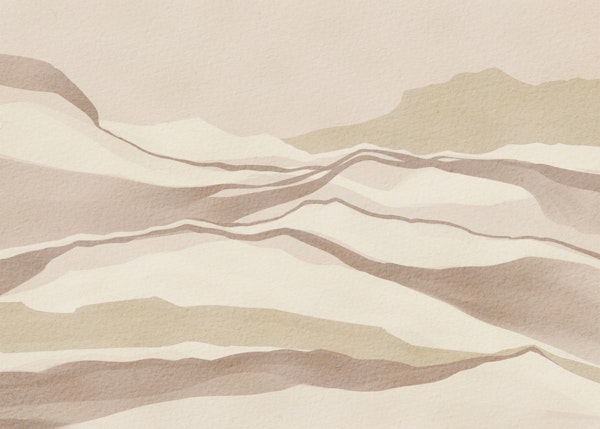 Serene Desert Waves