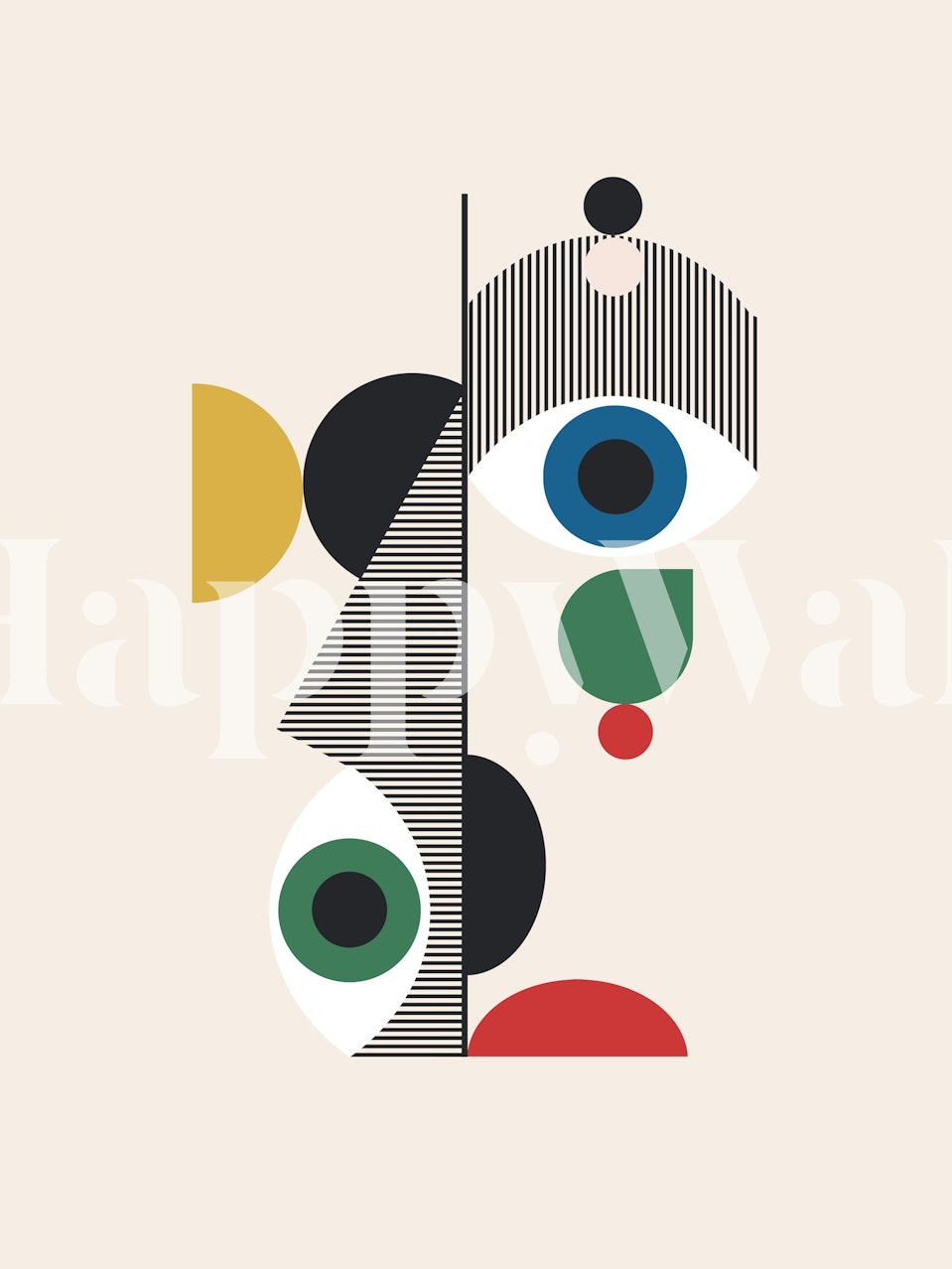 Bauhaus - Pablo dizajn tapete u sobi