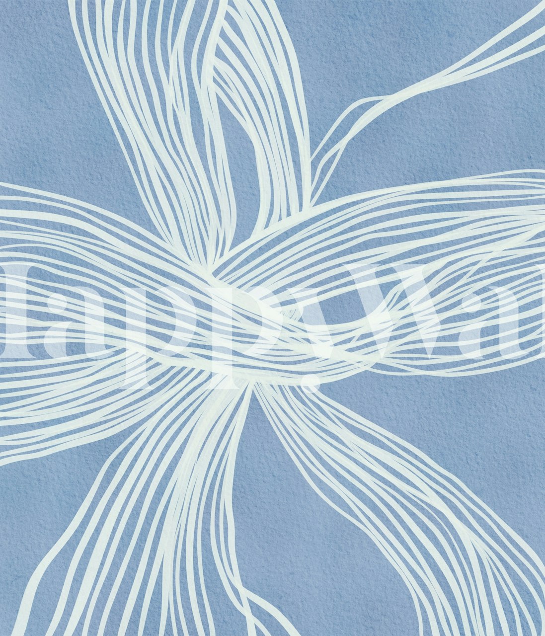 Soft Line Harmony wallpaper in a room