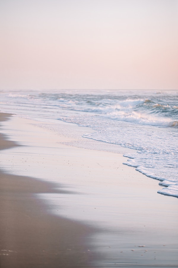 Beach Waves Portugal Morning