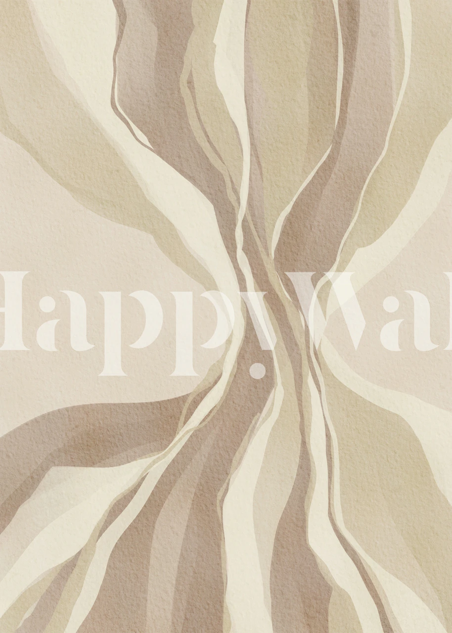 Tapeta Sandy Waveforms w pokoju