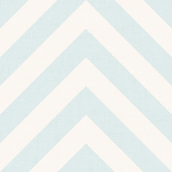 Soft Blue Zig Zag Chevron Herringbone Stripes