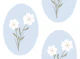 Soft Blue Floral