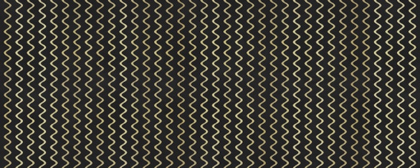 Golden Waves on Black