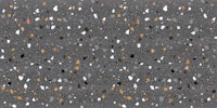 Smoky Quartz Terrazzo behang