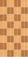 Checkerboard Vertical stack Tile Happy Yellow
