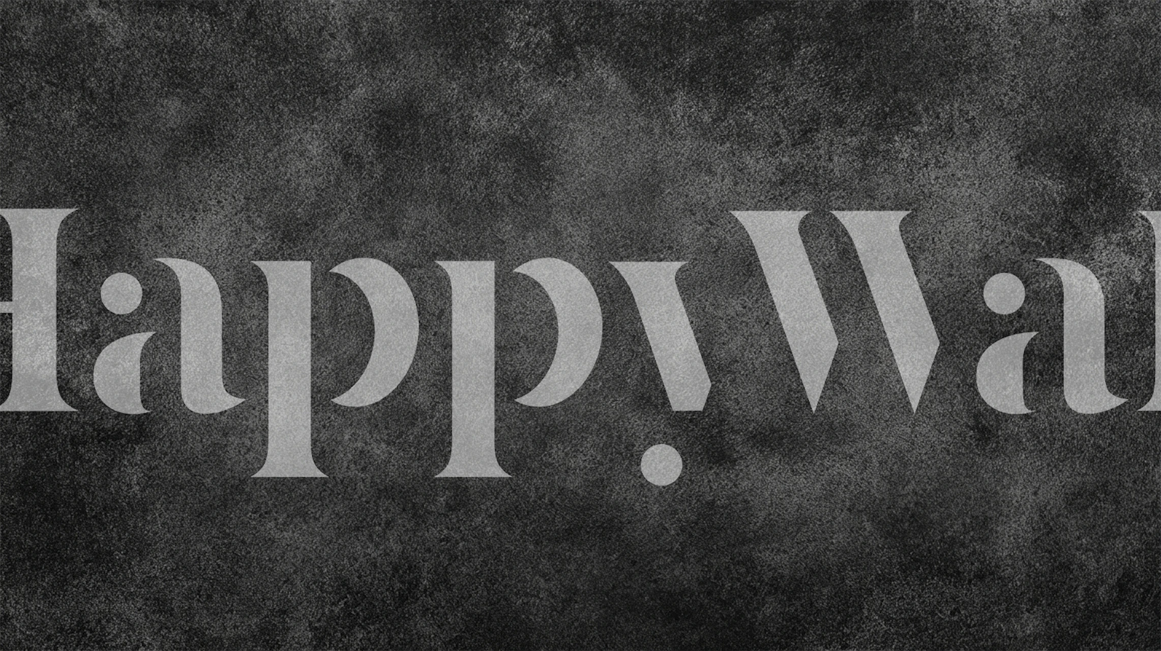 Charcoal black concrete textured wallpaper in room