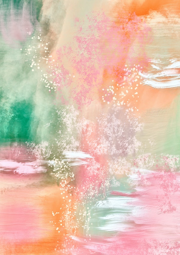 Dopamine Abstract Paint Pastel Oil