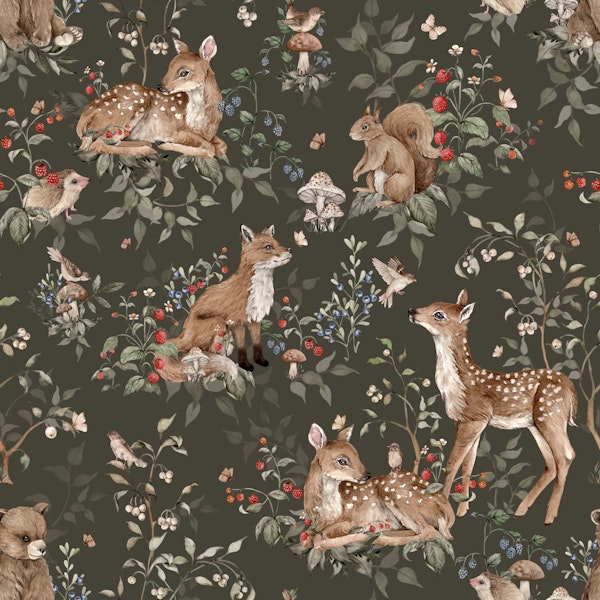 Woodland Animals dark big