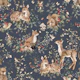Woodland Animals navy small