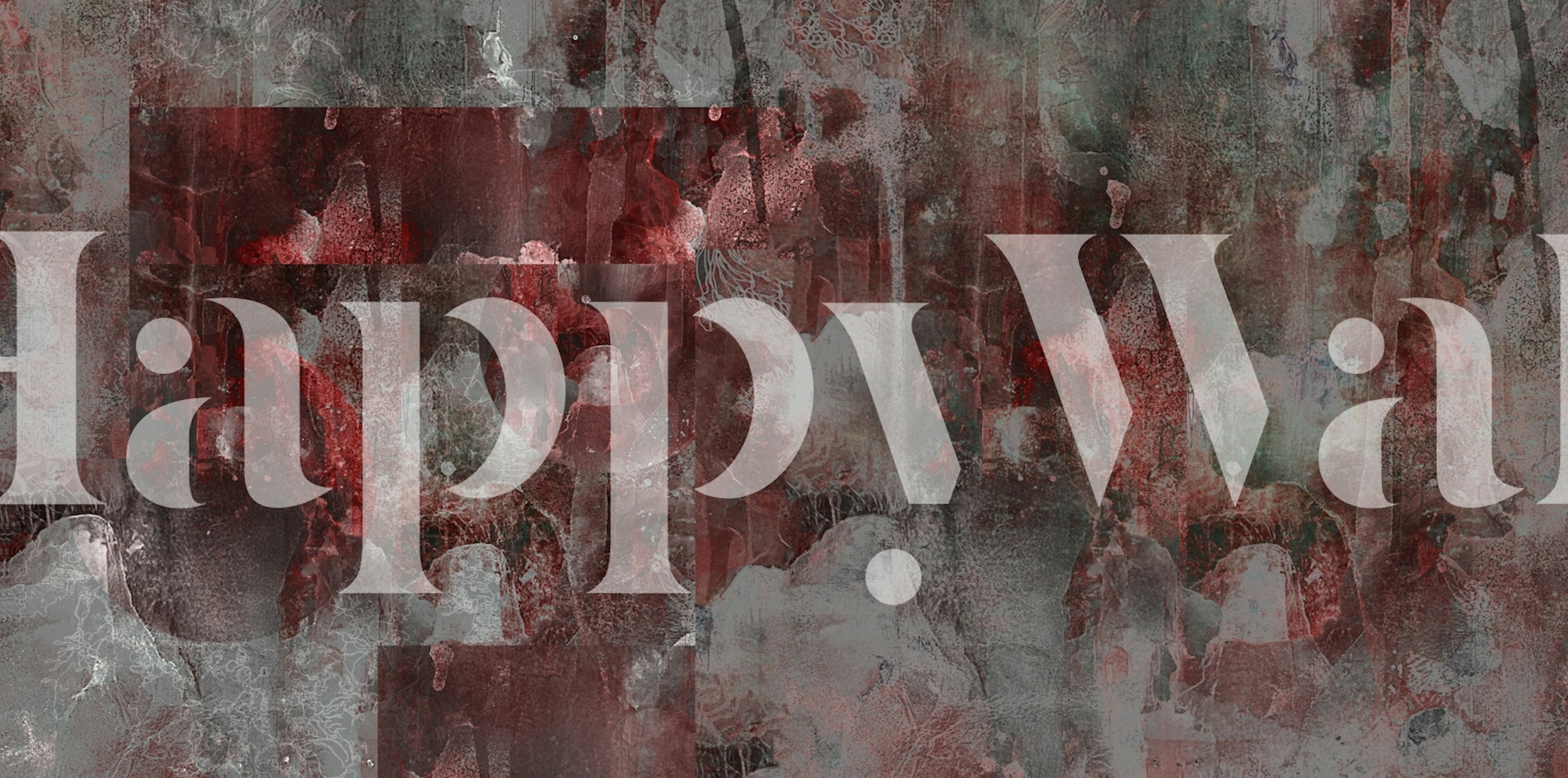 Papel pintado Deep Crimson Melange en una habitación