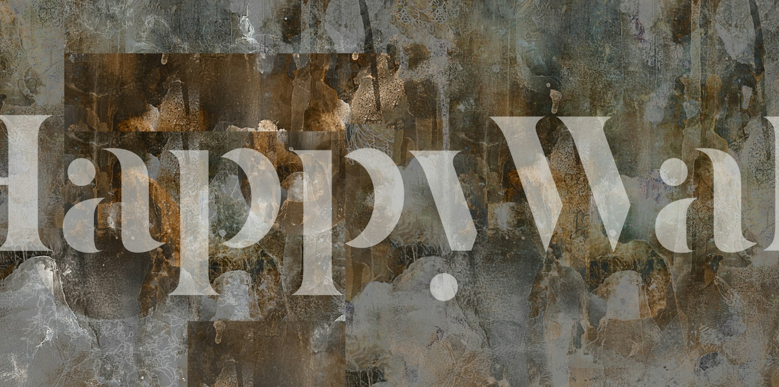 Rustic textured wallpaper with earthy tones and abstract designs