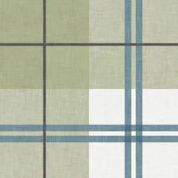 Country Plaid - Celery Green tapeta