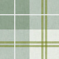 Country Plaid - Eucalyptus Green tapeta