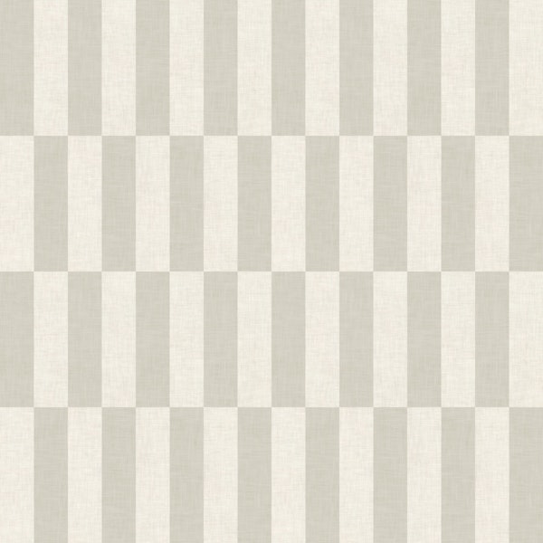 Textured Geometric Tile - Soft Grey